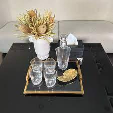 [AFAT33] Khay Trang Trí Bằng Đá Marble Hiện Đại – Hình Tròn Màu Trắng
